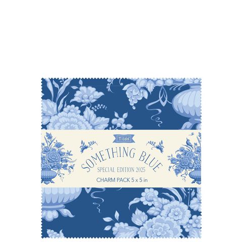 TILDA SOMETHING BLUE CHARM PACK 5" SQ