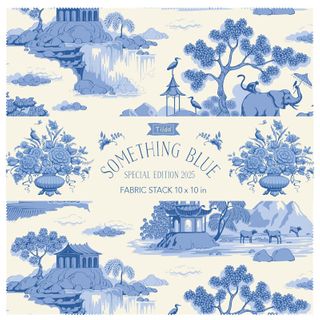 TILDA SOMETHING BLUE FABRIC STACK 10" SQ