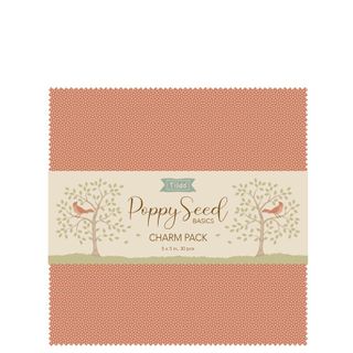 TILDA POPPY SEED CHARM PACK 5" SQ