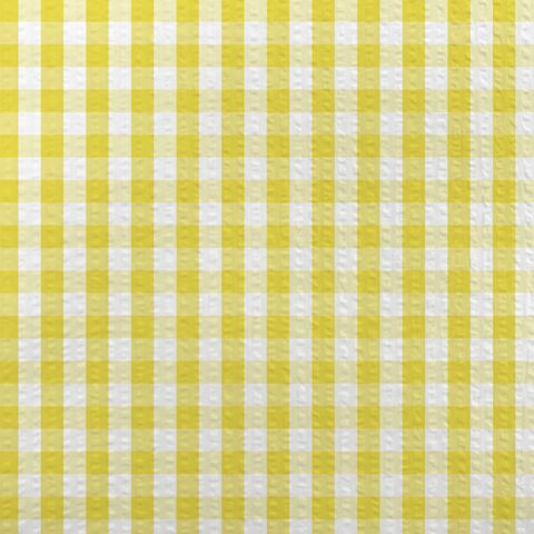 GINGHAM SEERSUCKER 140CM GOLD