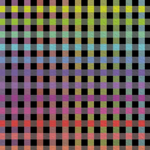 GINGHAM SEERSUCKER 140CM MULTI BLACK