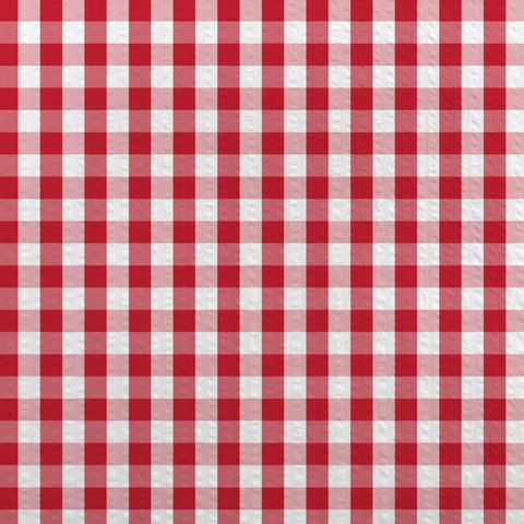 GINGHAM SEERSUCKER 140CM RED