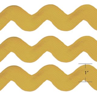 RIC RAC 9.1M 1" GOLD