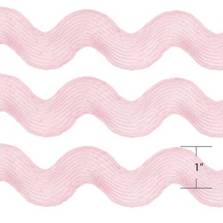 RIC RAC 9.1M 1" LT PINK