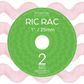 RIC RAC 9.1M 1" LT PINK