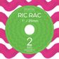 RIC RAC 9.1M 1" HOT PINK