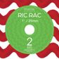 RIC RAC 9.1M 1" RED