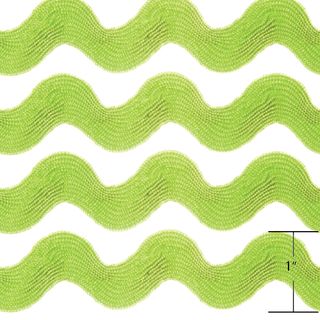 RIC RAC 9.1M 1" LIME