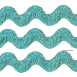 RIC RAC 9.1M 1" TURQUOISE