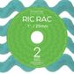 RIC RAC 9.1M 1" TURQUOISE