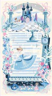 WISHES 23 1/2" X 43 1/2" PANEL SPARKLE