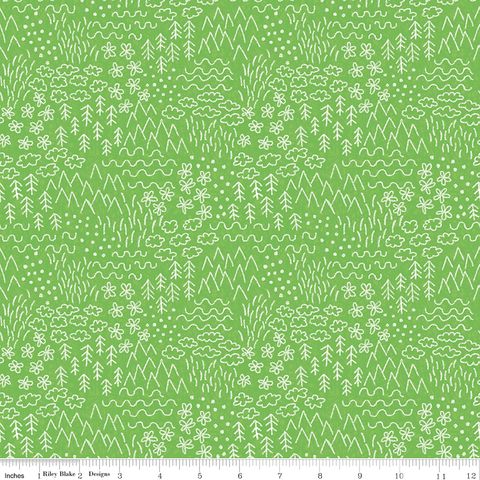 COLORFUL CRITTERS SKETCH GREEN