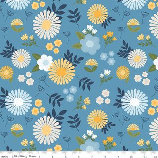 SUNSHINE & DANDELIONS MAIN BLUE