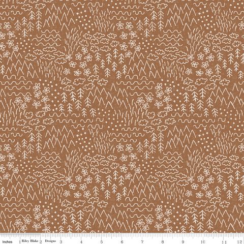 COLORFUL CRITTERS SKETCH BROWN