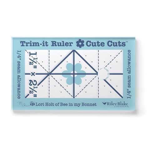 LORI HOLT CUTE CUTS� TRIMIT� RULER 1 1/2" X 2 1/2"