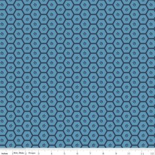 SUNSHINE & DANDELIONS HEXIES BLUE