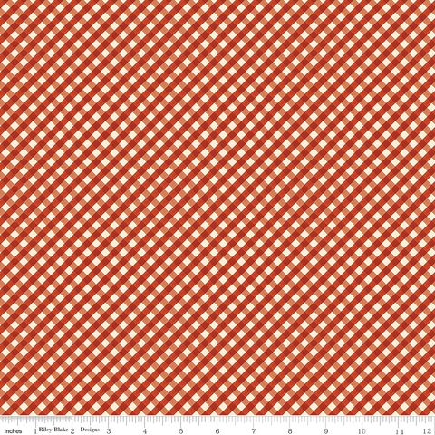 LIL' FARM FRIENDS GINGHAM RED