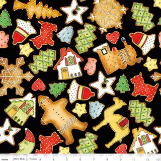 GINGERBREAD COOKIE TOSS BLACK