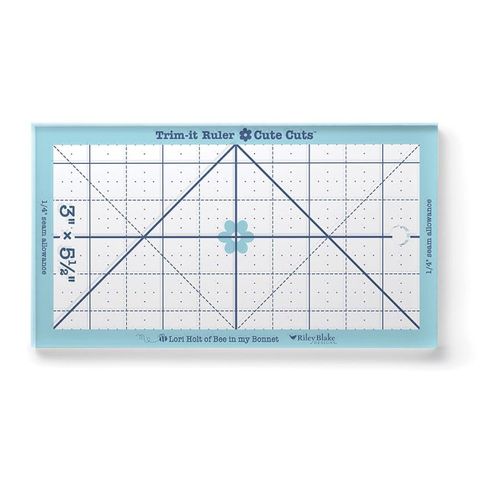 LORI HOLT CUTE CUTS� TRIMIT� RULER 3" X 5 1/2"