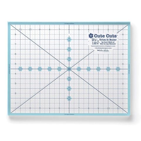 LORI HOLT CUTE CUTS� TRIMIT� RULER 9 1/2" X 12 1/2