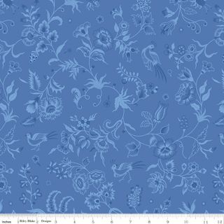 KIPLING GARDENS 107/108" WIDE BACK HAVILAND BLUEBE