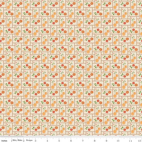 BAKED WITH LOVE 107/108" WIDE BACK ABUNDANCE LINEN