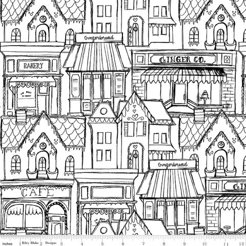 GINGERBREAD VILLAGE WHITE