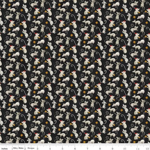 NORTHERN CHRISTMAS MICE BLACK