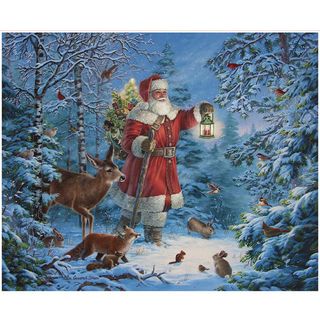 PICTURE A CHRISTMAS II 35 1/2" X 43 1/2" SANTA AND