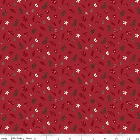 CHRISTMAS TIME FOLIAGE RED