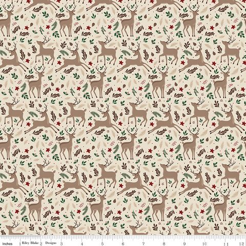 CHRISTMAS TIME DEER LINEN