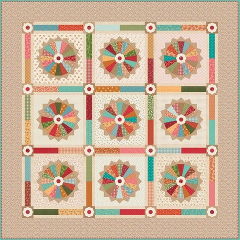 HOMEMADE PIE QUILT STORE DISPLAY  BAKED WITH LOVE