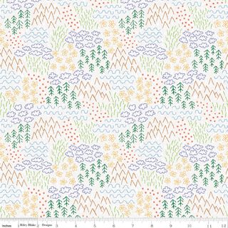 COLORFUL CRITTERS SKETCH WHITE