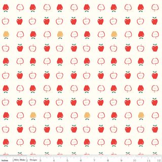 COTTON NOOK APPLES VINTAGE WHITE