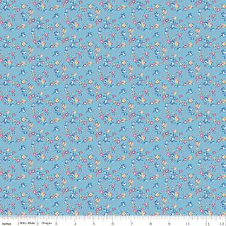 DEAR SWEETHEARTS APRON GRID BLUE
