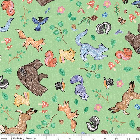 COLORFUL CRITTERS MAIN GREEN