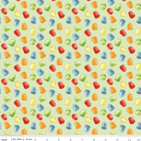 GINGERBREAD GUMDROPS GREEN