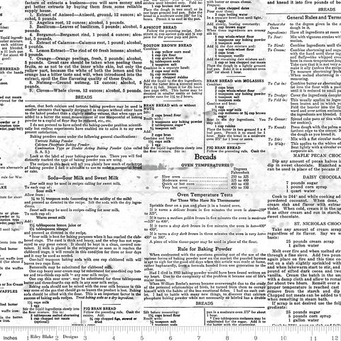 GINGERBREAD RECIPE TEXT WHITE