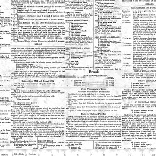 GINGERBREAD RECIPE TEXT WHITE