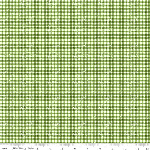 GINGERBREAD SUGARY GINGHAM GREEN