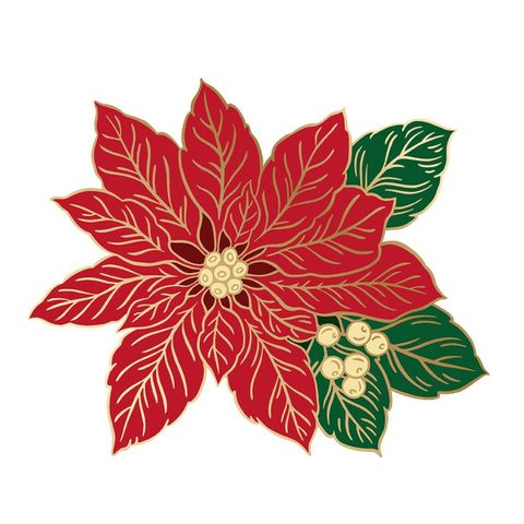 JENNIFER BOSWORTH POINSETTIA NEEDLE MINDER