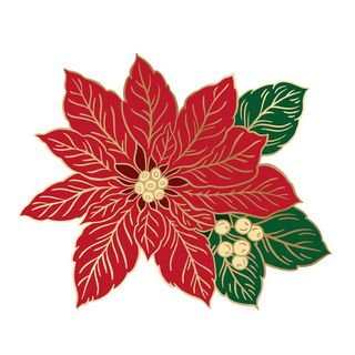 JENNIFER BOSWORTH POINSETTIA NEEDLE MINDER