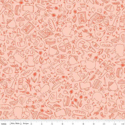 LIL' FARM FRIENDS FARM OUTLINES PINK