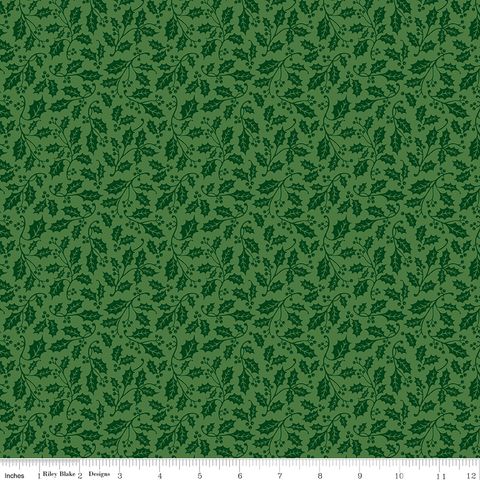 POINSETTIAS AT CHRISTMAS HOLLY GREEN