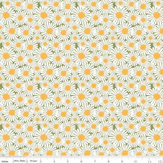 SUNSHINE & DANDELIONS DAISIES GREEN