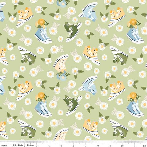 SUNSHINE & DANDELIONS SHOES HONEYDEW