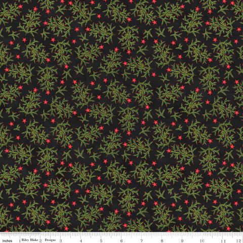 NORTHERN CHRISTMAS WHIMSICAL TREES BLACK