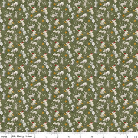 NORTHERN CHRISTMAS MICE GREEN