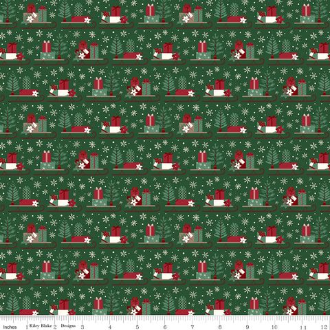 CHRISTMAS TIME SLEDS FOREST