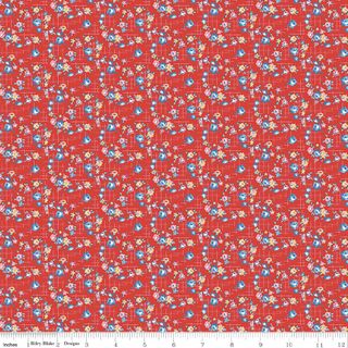 DEAR SWEETHEARTS APRON GRID RED